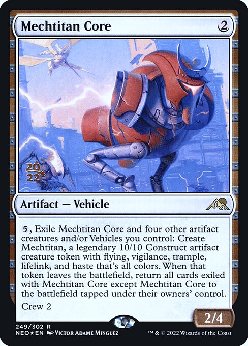 Kamigawa: Neon Dynasty Promos - 249s - Mechtitan Core - Rare - C - Foil - Datestamped Promo