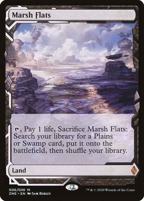 Zendikar Rising Expeditions - 6 - Marsh Flats - Mythic - C - Non-foil