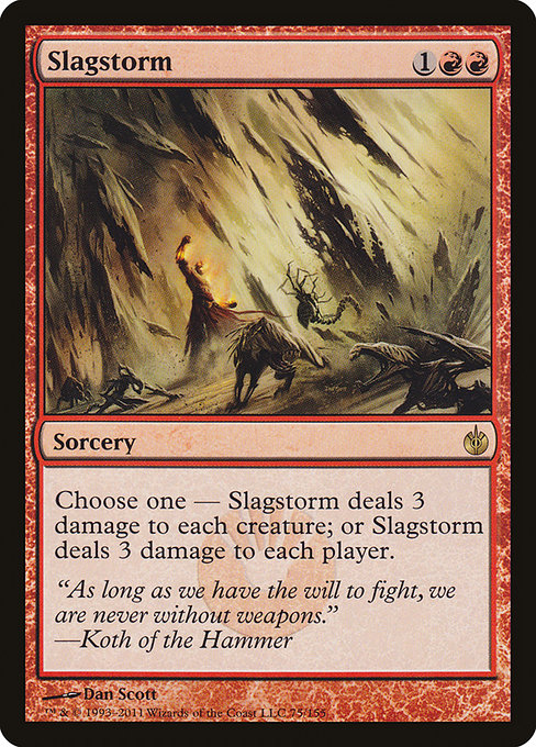 Mirrodin Besieged - 75 - Slagstorm - Rare - R - Non-foil