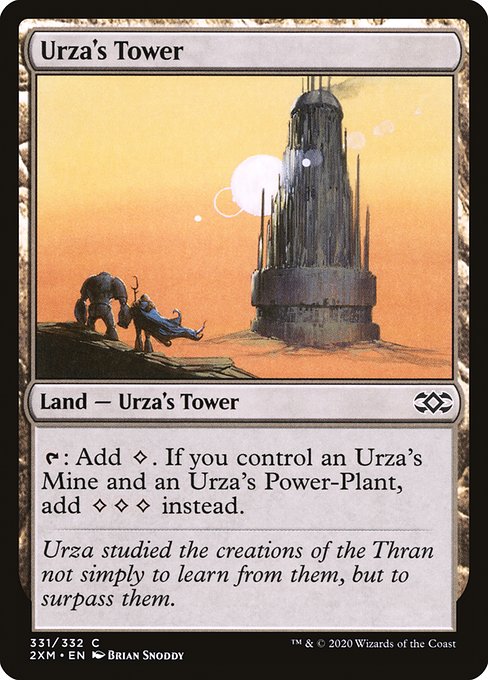 Double Masters - 331 - Urza's Tower - Common - C - Foil