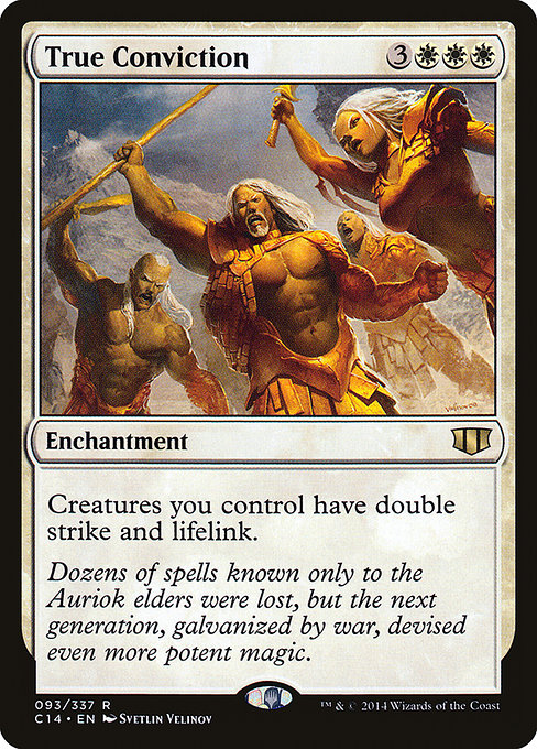 Commander 2014 - 93 - True Conviction - Rare - W - Non-foil