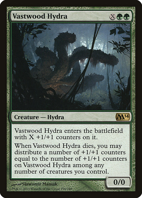 Magic 2014 - 198 - Vastwood Hydra - Rare - G - Non-foil