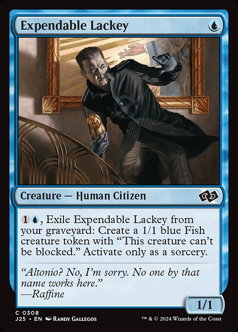 Foundations Jumpstart - 308 - Expendable Lackey - Common - U - Non-foil