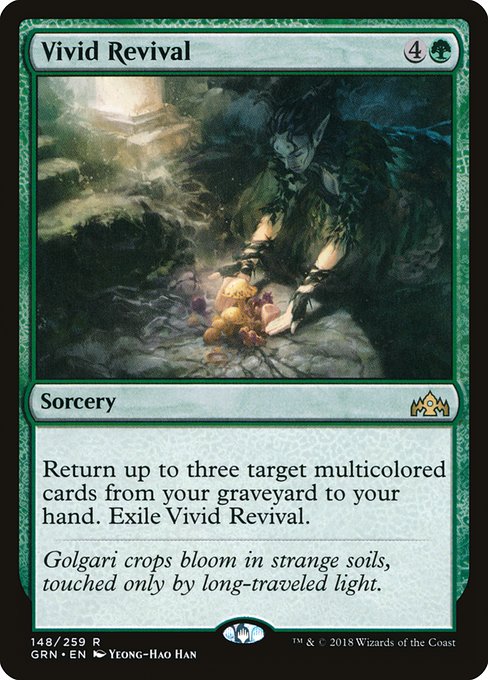 Guilds of Ravnica - 148 - Vivid Revival - Rare - G - Non-foil