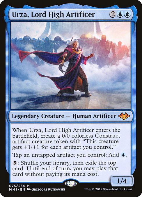 Modern Horizons - 75 - Urza, Lord High Artificer - Mythic - U - Non-foil