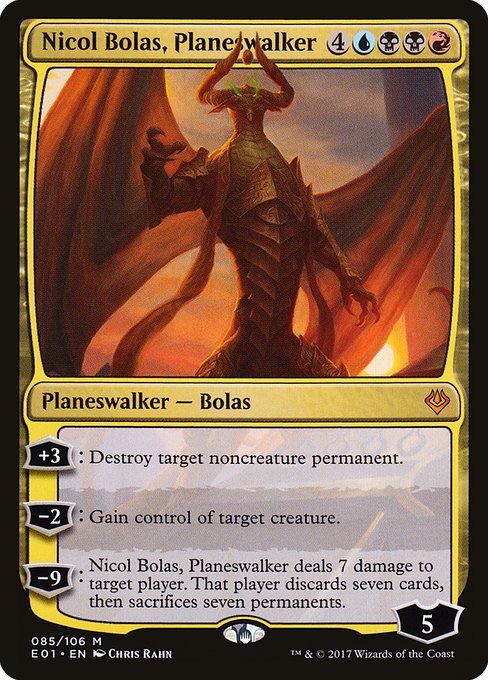 Archenemy: Nicol Bolas - 85 - Nicol Bolas, Planeswalker - Mythic - Multi - Non-foil