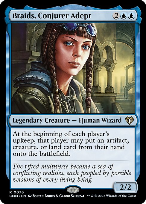 Commander Masters - 76 - Braids, Conjurer Adept - Rare - U - Non-foil