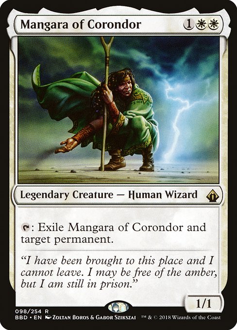 Battlebond - 98 - Mangara of Corondor - Rare - W - Non-foil