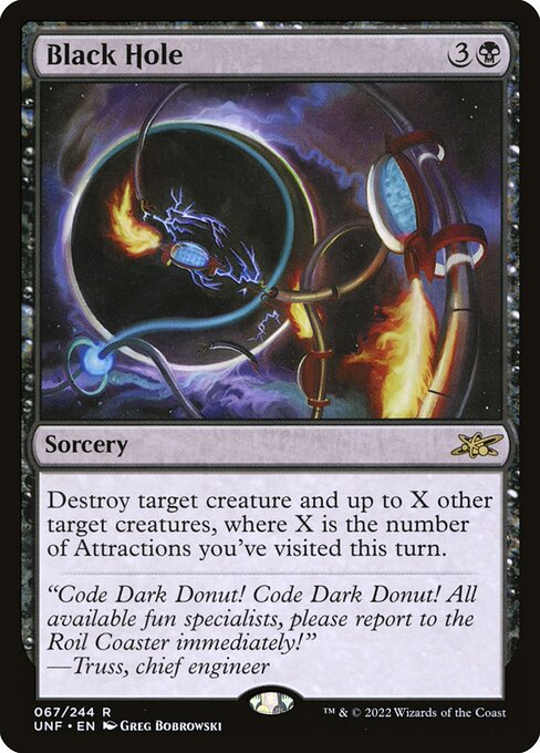 Unfinity - 67 - Black Hole - Rare - B - Foil