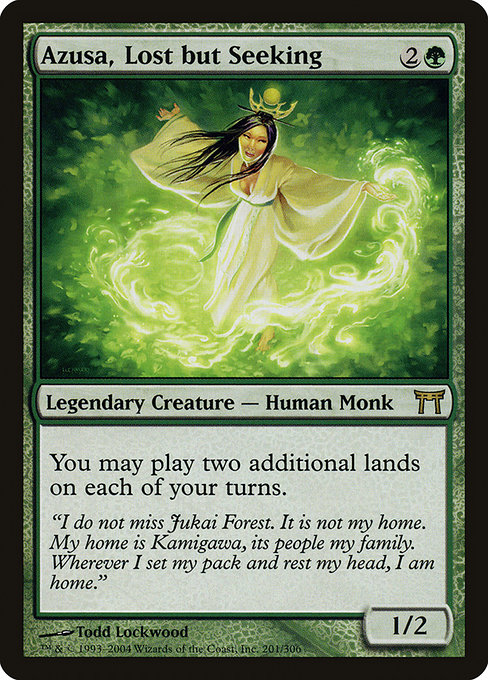 Champions of Kamigawa - 201 - Azusa, Lost but Seeking - Rare - G - Non-foil