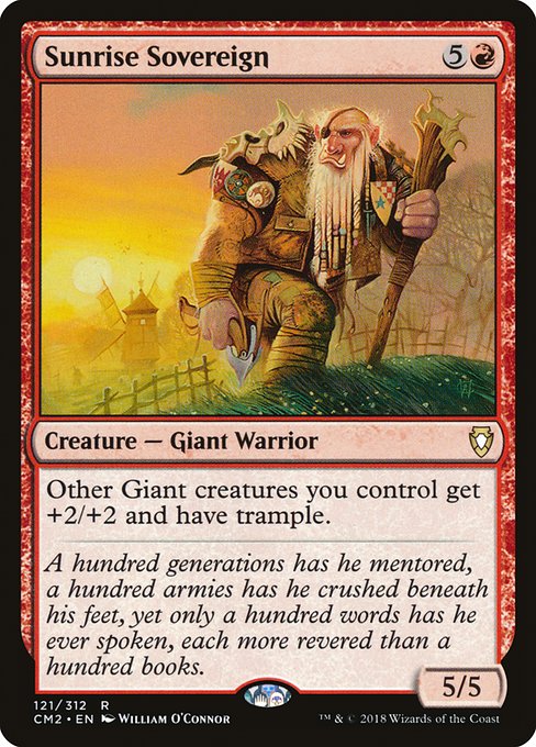 Commander Anthology Volume II - 121 - Sunrise Sovereign - Rare - R - Non-foil
