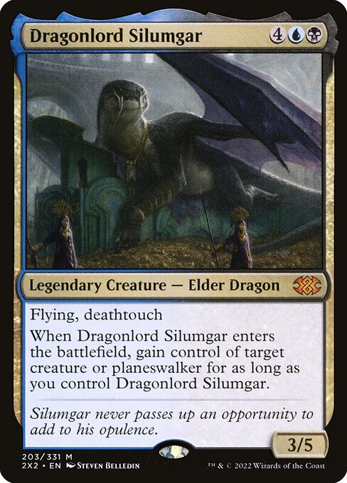 Double Masters 2022 - 203 - Dragonlord Silumgar - Mythic - UB - Non-foil