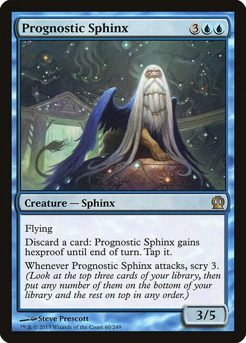 Theros - 60 - Prognostic Sphinx - Rare - U - Non-foil