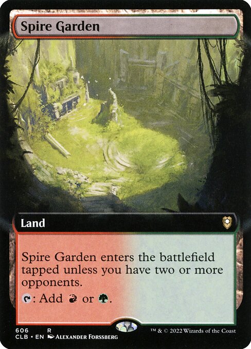 Commander Legends: Battle for Baldur's Gate - 606 - Spire Garden - Rare - C - Foil