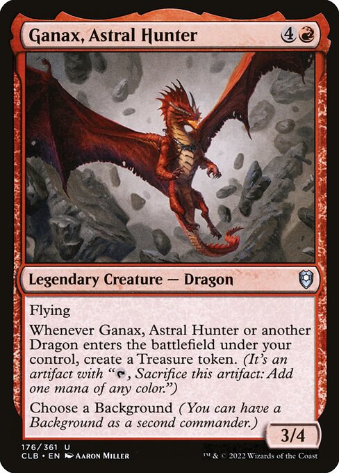 Commander Legends: Battle for Baldur's Gate - 176 - Ganax, Astral Hunter - Uncommon - R - Non-foil