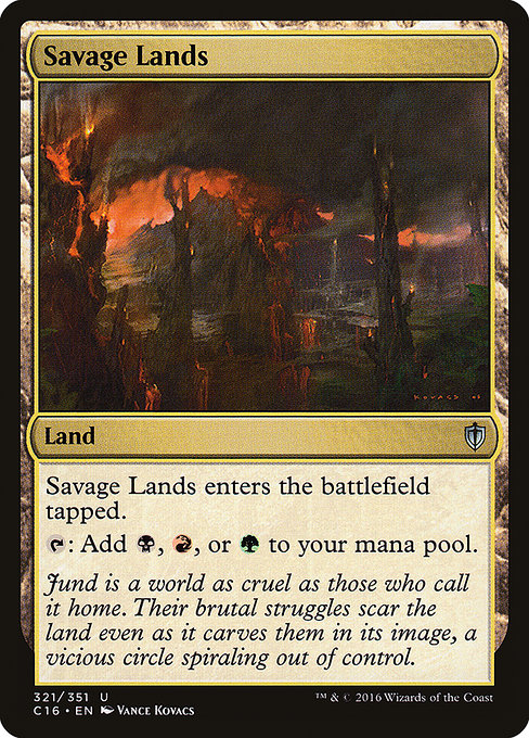 Commander 2016 - 321 - Savage Lands - Uncommon - C - Non-foil