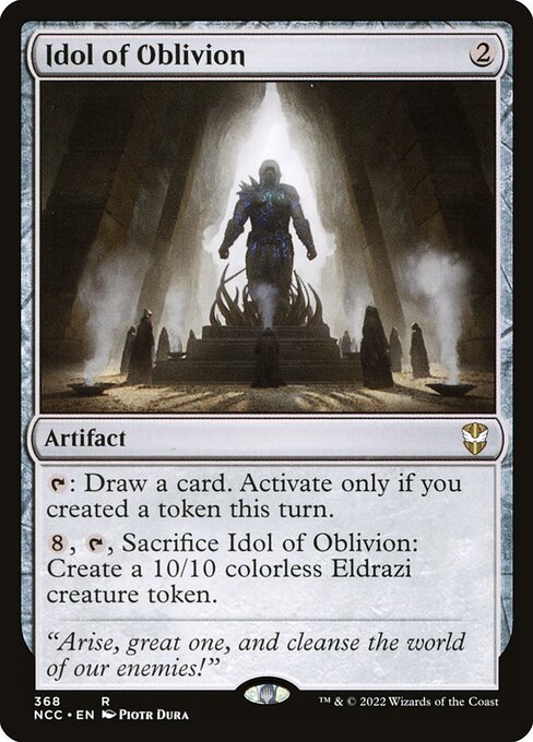 New Capenna Commander - 368 - Idol of Oblivion - Rare - C - Non-foil