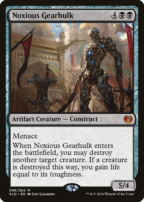Kaladesh - 96 - Noxious Gearhulk - Mythic - B - Non-foil