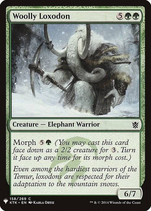 The List - KTK-158 - Woolly Loxodon - Common - G - Non-foil