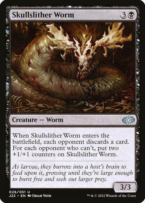Jumpstart 2022 - 26 - Skullslither Worm - Uncommon - B - Non-foil