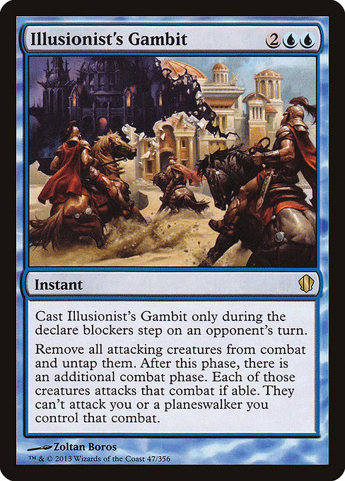 Commander 2013 - 47 - Illusionist's Gambit - Rare - U - Non-foil