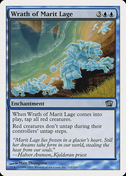 Eighth Edition - 115 - Wrath of Marit Lage - Uncommon - U - Non-foil