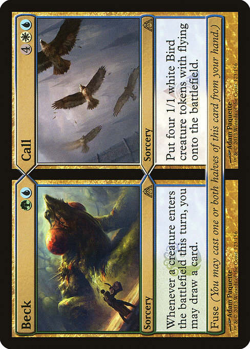 Dragon's Maze - 123 - Beck // Call - Rare - Multi - Non-foil