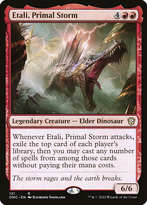 Dominaria United Commander - 121 - Etali, Primal Storm - Rare - R - Non-foil