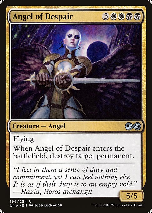 Ultimate Masters - 196 - Angel of Despair - Uncommon - WB - Foil