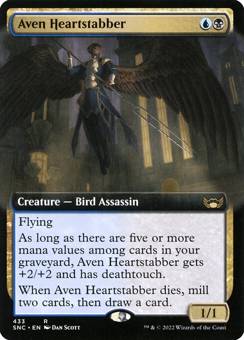 Streets of New Capenna - 433 - Aven Heartstabber - Rare - UB - Non-foil