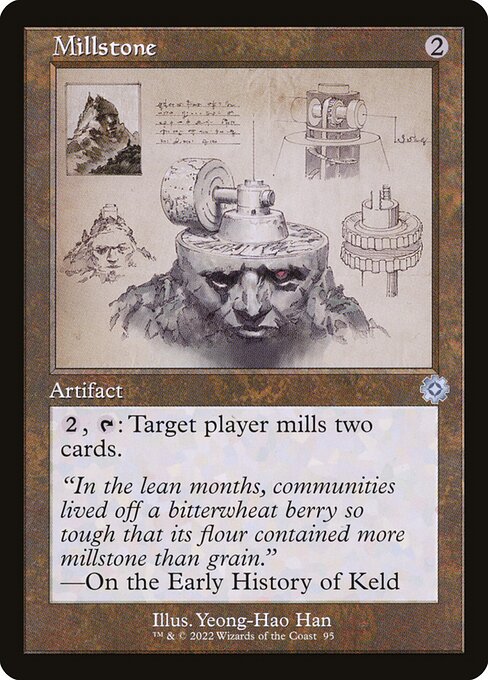 The Brothers' War Retro Artifacts - 95 - Millstone - Uncommon - C - Foil