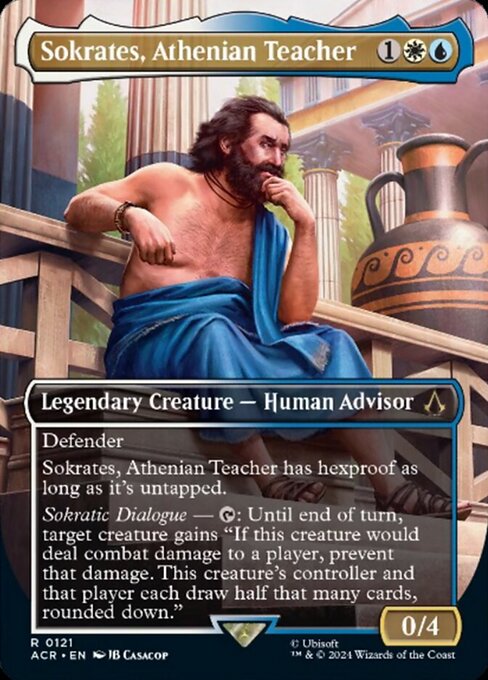 Assassin's Creed - 121 - Sokrates, Athenian Teacher - Rare - WU - Foil