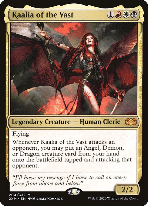 Double Masters - 204 - Kaalia of the Vast - Mythic - Multi - Non-foil