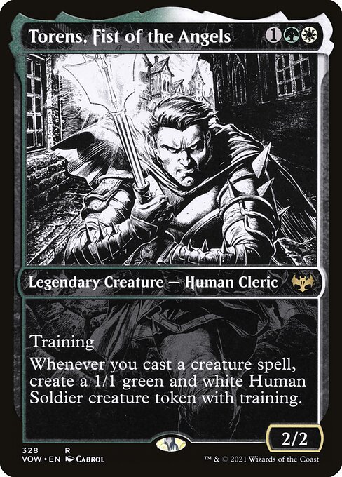 Innistrad: Crimson Vow - 328 - Torens, Fist of the Angels - Rare - WG - Foil