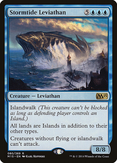 Magic 2015 - 80 - Stormtide Leviathan - Rare - U - Non-foil