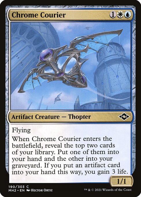 Modern Horizons 2 - 190 - Chrome Courier - Common - WU - Non-foil