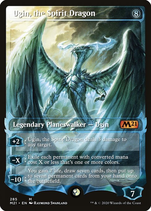 Core Set 2021 - 285 - Ugin, the Spirit Dragon - Mythic - C - Non-foil
