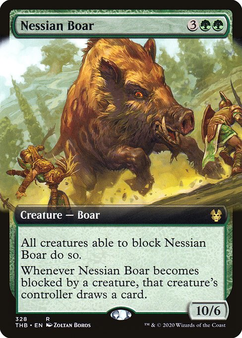 Theros Beyond Death - 328 - Nessian Boar - Rare - G - Non-foil