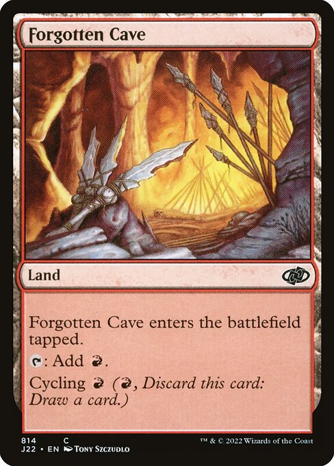 Jumpstart 2022 - 814 - Forgotten Cave - Common - C - Non-foil