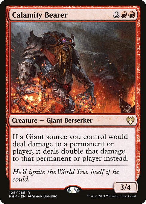 Kaldheim - 125 - Calamity Bearer - Rare - R - Non-foil