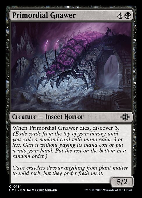 The Lost Caverns of Ixalan - 114 - Primordial Gnawer - Common - B - Non-foil