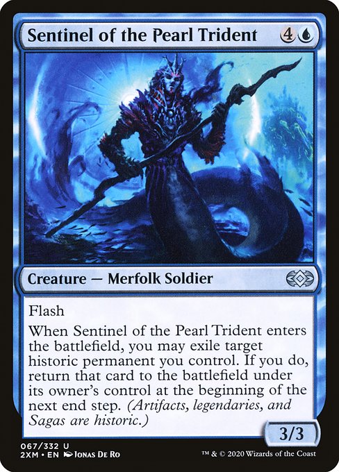 Double Masters - 67 - Sentinel of the Pearl Trident - Uncommon - U - Non-foil