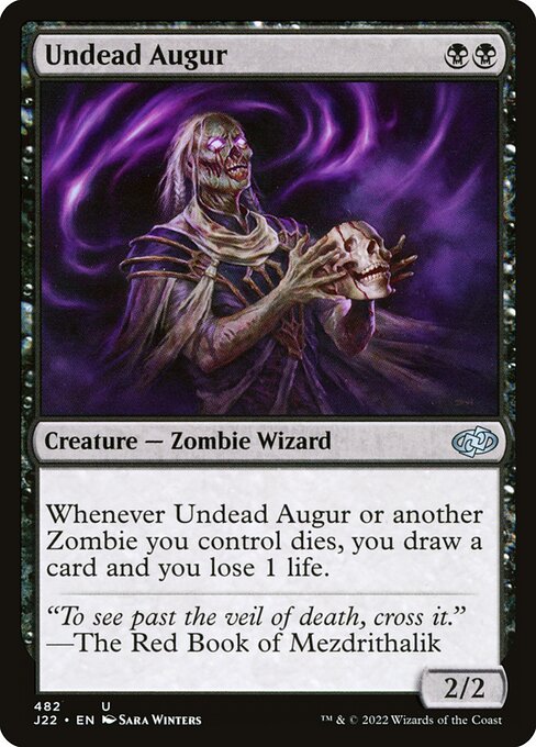 Jumpstart 2022 - 482 - Undead Augur - Uncommon - B - Non-foil
