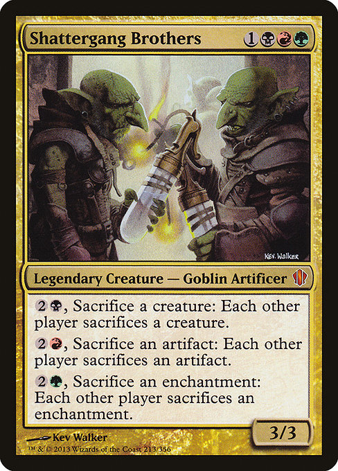 Commander 2013 - 213 - Shattergang Brothers - Mythic - Multi - Non-foil