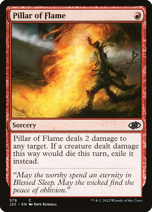 Jumpstart 2022 - 579 - Pillar of Flame - Common - R - Non-foil