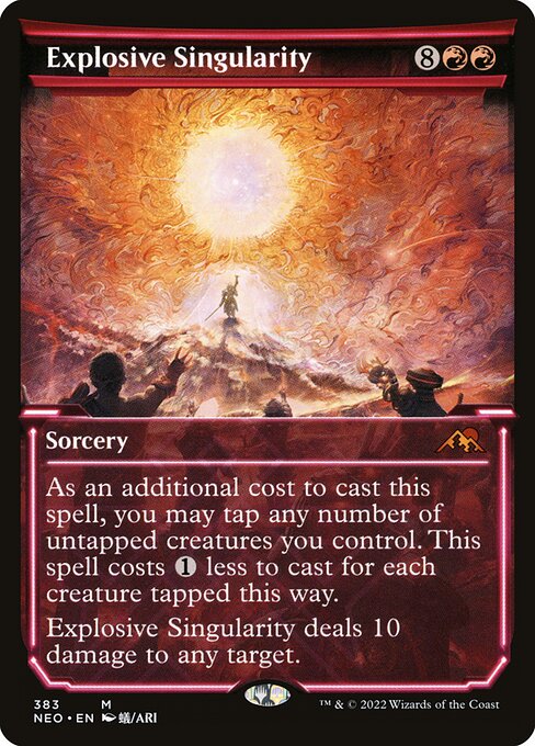 Kamigawa: Neon Dynasty - 383 - Explosive Singularity - Mythic - R - Non-foil