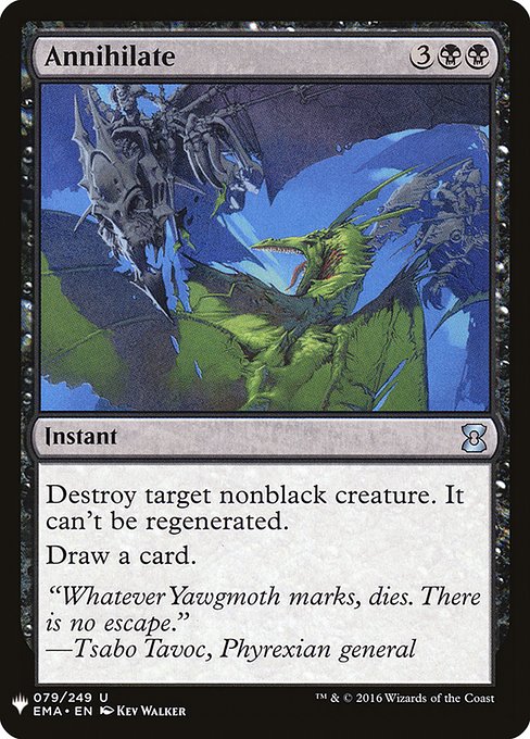 The List - EMA-79 - Annihilate - Uncommon - B - Non-foil