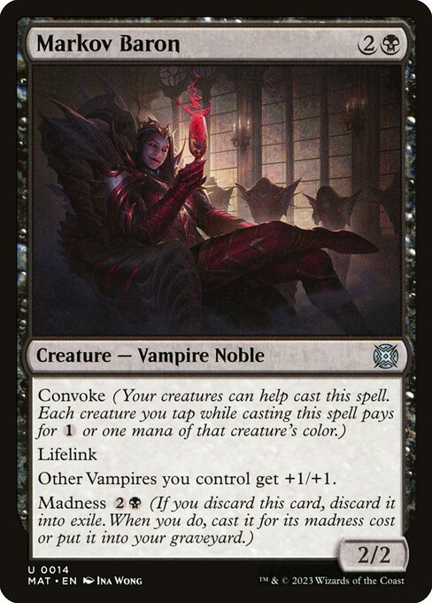 March of the Machine: The Aftermath - 14 - Markov Baron - Uncommon - B - Non-foil