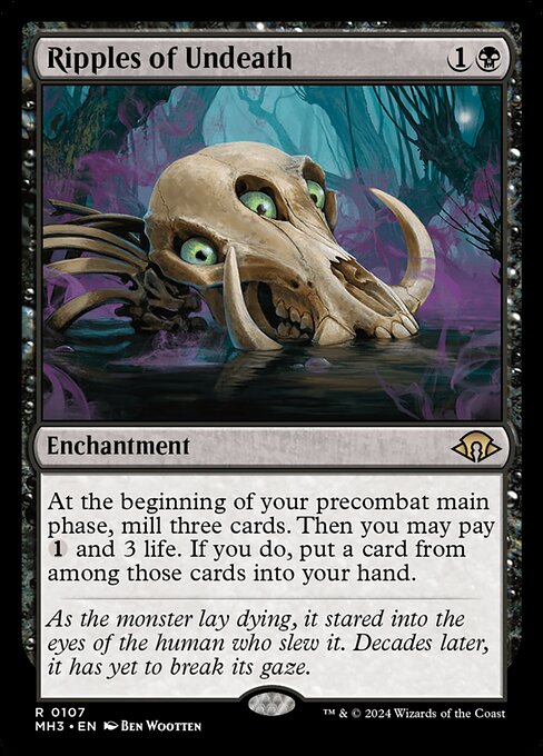 Modern Horizons 3 - 107 - Ripples of Undeath - Rare - B - Non-foil