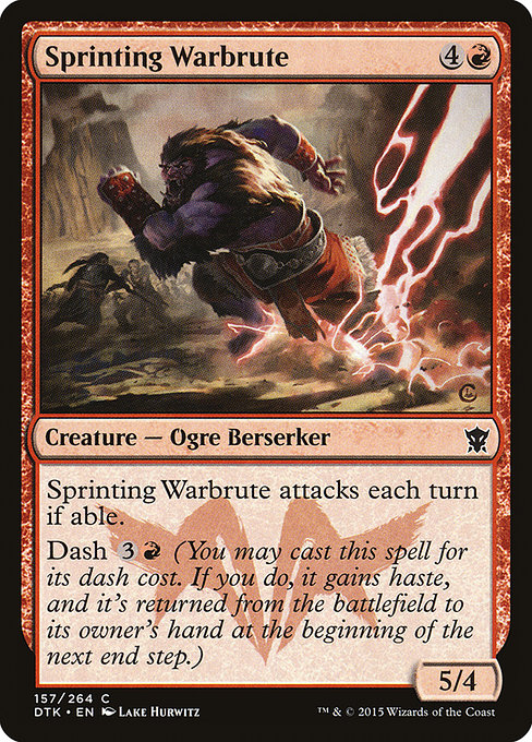 Dragons of Tarkir - 157 - Sprinting Warbrute - Common - R - Non-foil
